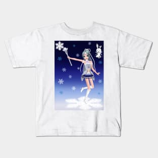 Snow Miku 2019 (Self Design) Kids T-Shirt